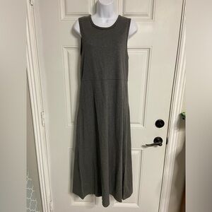D8- L.L.BEAN Grey Midi-Maxi Tank Dress